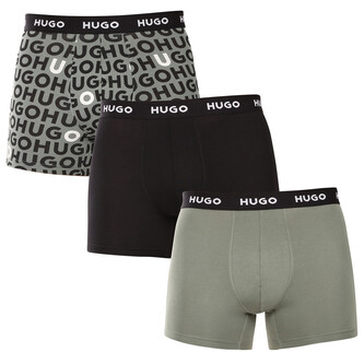 3PACK pánské boxerky HUGO vícebarevné (50532559 965) M