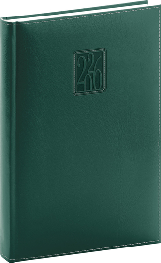 Diář 2026: Panama - zelený, denní, 15 x 21 cm