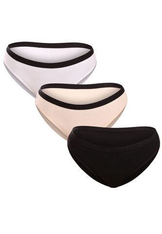 3PACK dámské kalhotky Pietro Filipi vícebarevné (3KB003) XL