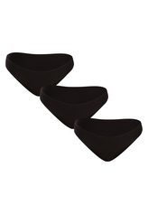 3PACK dámské kalhotky Nedeto černé (3NK01) XL