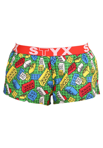 Dámské trenky Styx art sportovní guma stavebnice (T1257) L