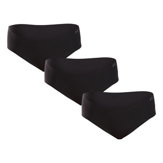 3PACK dámské kalhotky Under Armour černé (1383895 001) M