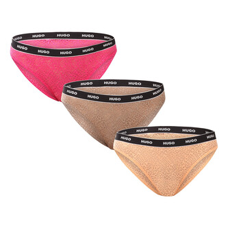 3PACK dámské kalhotky HUGO vícebarevné (50535254 960) M