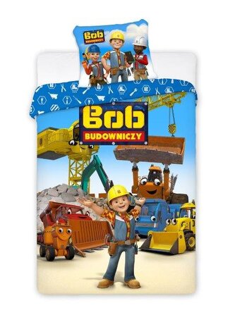 POŚCIEL KPL. BOB BUDOWNICZY 006 160X200+70X80 BAW. MAT.