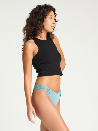 Menstruační kalhotky Modibodi Sensual Cheeky Brief Moderate-Heavy Arizona Blue (MODI4032AB) S