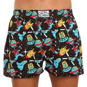 Pánské trenky Styx art klasická guma vesmír (A1551) XL