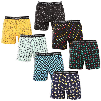 7PACK pánské trenky Lee Cooper vícebarevné (7xPO38811/1) M