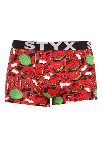 Pánské boxerky Styx art sportovní guma melouny (G1459) XXL