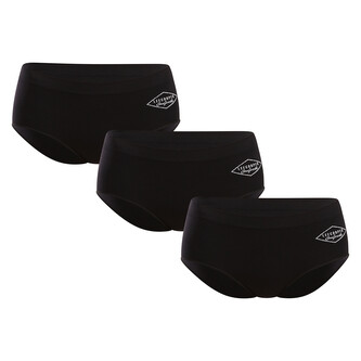 3PACK dámské kalhotky Lee Cooper černé (PO41174) L