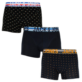 3PACK pánské boxerky Jack and Jones vícebarevné (12151351) XL