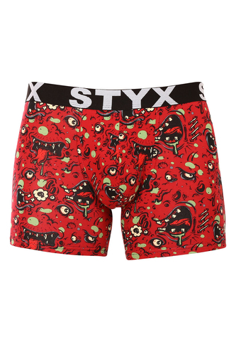 Pánské boxerky Styx long art sportovní guma zombie (U1451) L