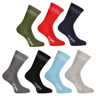 7PACK ponožky Lee Cooper vysoké vícebarevné (PO38802-1) M