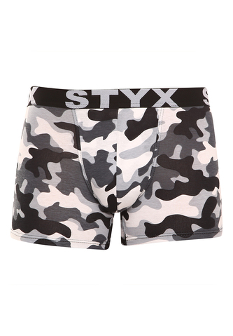 Pánské boxerky Styx long art sportovní guma maskáč (U1457) M