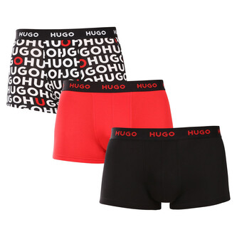 3PACK pánské boxerky HUGO vícebarevné (50532550 963) XL