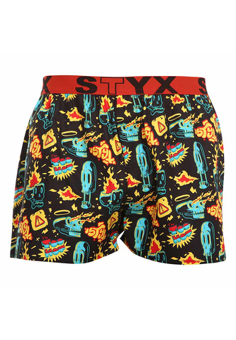 Pánské trenky Styx art sportovní guma toohot (B1458) M