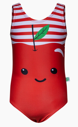 Veselé dívčí plavky Dedoles Jablko (D-K-SCL-S-OPS-C-1272) 1-2 roky