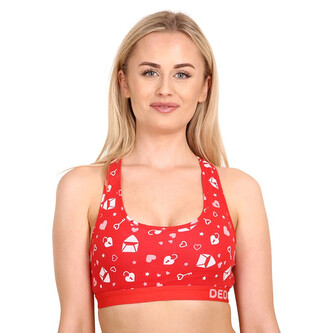 Veselá dámská podprsenka Dedoles Milostné dopisy (D-W-UN-B-C-C-1319) XS