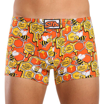 Pánské boxerky Styx art klasická guma včelky (Q1654) XL