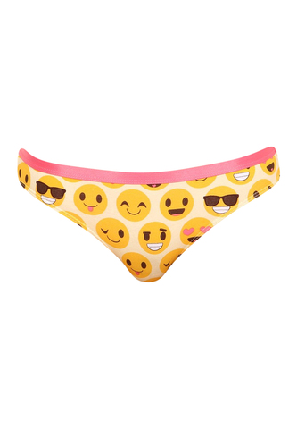 Veselé dámské kalhotky Dedoles Smajlíci (GMFB085) XL