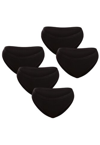 5PACK dámské kalhotky Pietro Filipi černé (5KB001) M