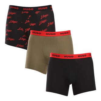 3PACK pánské boxerky HUGO vícebarevné (50517887 984) XL