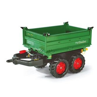 Sklápěcí 2 nápravový traktorový přívěs Rolly Toys Mega Trailer zelený Sklápěcí 2 nápravový traktorový přívěs Rolly Toys Mega Trailer zelený