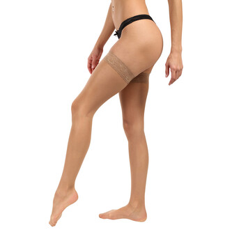 Dámské silonové punčochy Golden Lady Vanity 15 DEN černé (80NNA 001A) M/L