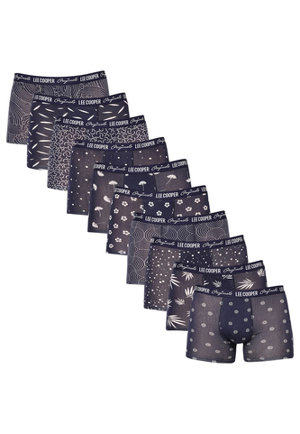 10PACK pánské boxerky Lee Cooper vícebarevné (LCUBOX10P2-1946718) XL