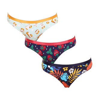 3PACK veselé dámské kalhotky Dedoles (GMFB1223748) L