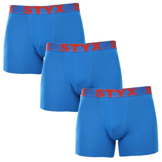 3PACK pánské boxerky Styx long sportovní guma modré (3U1167) L 3PACK pánské boxerky Styx long sportovní guma modré (3U1167) L