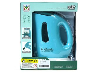 Varná konvice na baterie, světlo, zvuk, 20,5x17x9,5cm, W/B