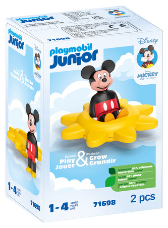 JUNIOR & Disney: Mickeyho otočné slunce s funkcí chrastítka