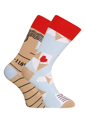 Veselé ponožky Dedoles Zamilovaná pošta (D-U-SC-RS-C-C-1456) S
