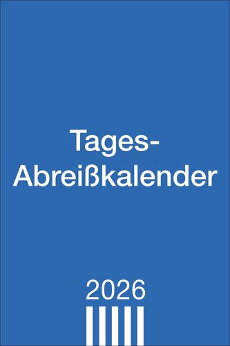 Tagesabreißkalender groß 2026