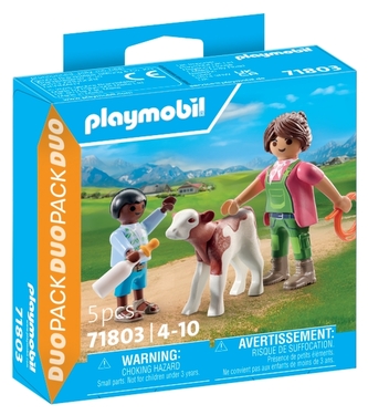 DuoPack Farmářka s dítětem a telátkem