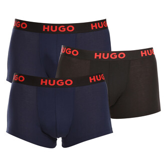 3PACK pánské boxerky HUGO vícebarevné (50496723 406) M
