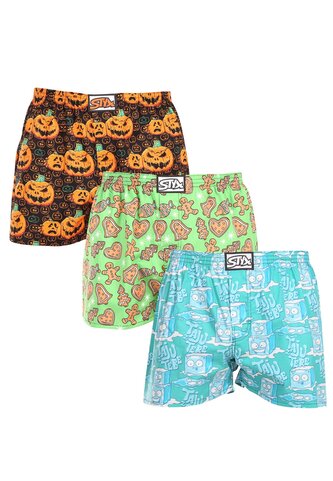 3PACK pánské trenky Styx art klasická guma vícebarevné (3A16735) XL 3PACK pánské trenky Styx art klasická guma vícebarevné (3A16735) XL