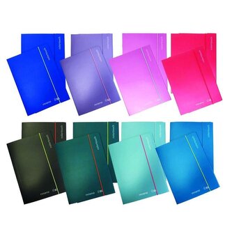 Desky s gumičkou "Color Touch", tm.zelená, MITAMA 62030-90272