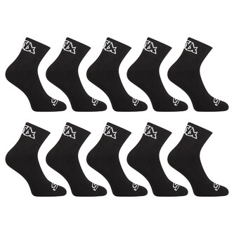 10PACK ponožky Styx kotníkové černé (10HK960) S