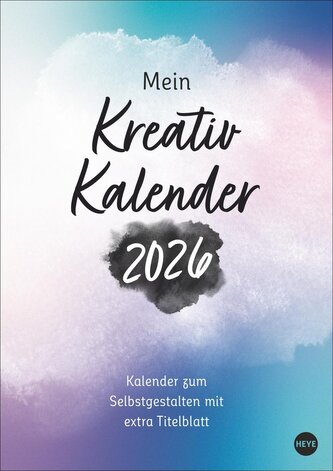 Kreativkalender Design A4 2026