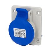 Zásuvka vestavná 23M230 IP44-54/230V/16A/3P 6h, šikmá 10°, mikrospínač - SpeedPRO