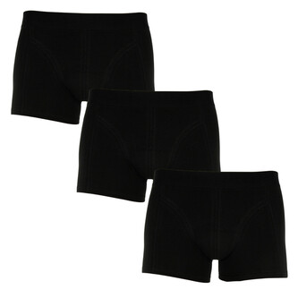 3PACK pánské boxerky Jack and Jones černé (12127816 - black) XL
