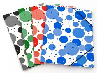 Složka A4 s gumičkou - modrá