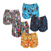 5PACK dámské trenky Styx art klasická guma vícebarevné (5K1181534) M