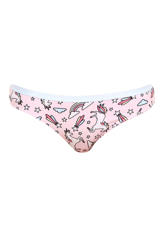 Veselé dámské kalhotky Dedoles Duhový jednorožec (GMFB204) XXL