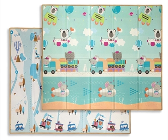 MILLY MALLY 6432 Mata piankowa składana Play Circus and Travel T1