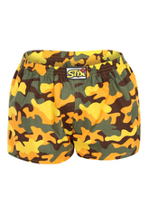 Dámské trenky Styx art klasická guma maskáč žlutý (K1559) S