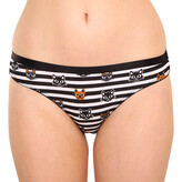 Veselé dámské kalhotky Dedoles Kočka a pruhy (GMFB122) L