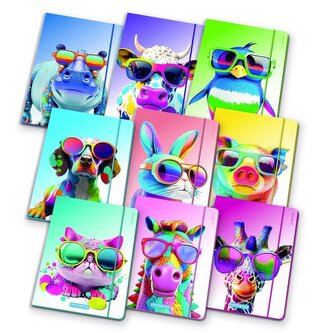 Desky s gumičkou "Animal", tučňák, MITAMA 62730-90092