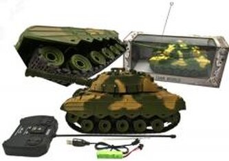 Czołg R/C ze światłem i dźwiękiem zielony